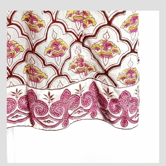 Roller Rabbit Cotton Dress Long Sleeve Relaxed Baby Doll Fit Button Bodice XXS - Picture 7 of 10